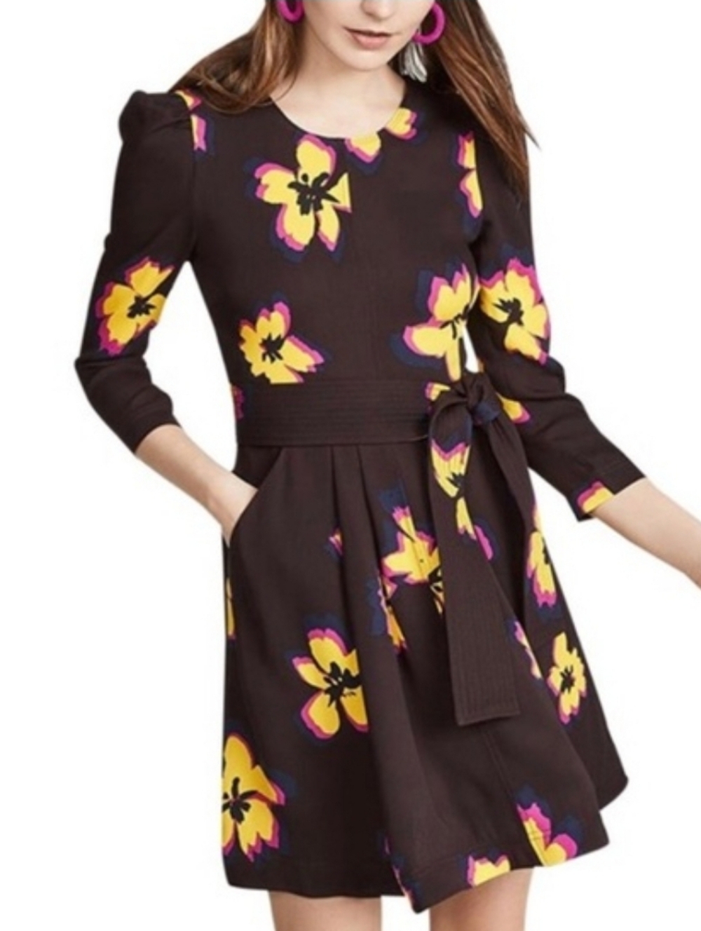 A.L.C. Silk Floral Print Mini Dress NWT Size 0